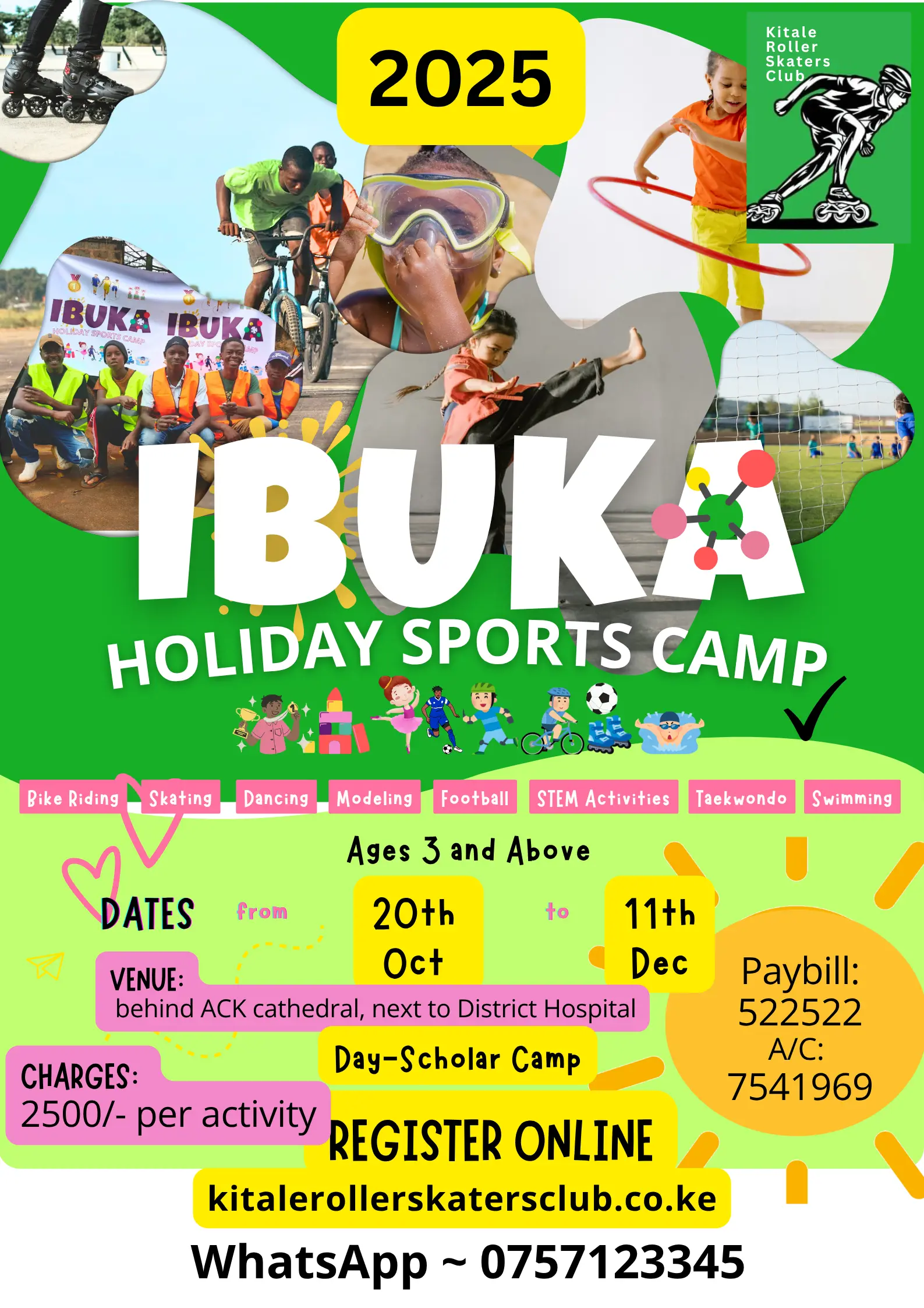 IBUKA 2025 - Holiday Sports Camp banner